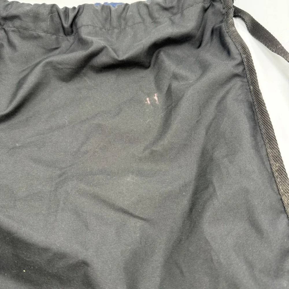 Nike Drawstring Cinch Sackpack Backpack Navy Blue Black Swoosh‎ RN56323